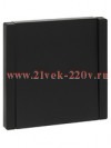 Выключатель одноклавишный с индикацией ИЭК FORTE&PIANO 10А FP102 черный FP-V10-1-10-1-K02