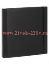 Переключатель одноклавишный перекрестный ИЭК FORTE&PIANO FP112 10А черный FP-V13-0-10-1-K02