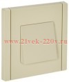 Вывод кабеля ИЭК FORTE&PIANO FP442 ваниль FP-VK10-0-K10