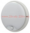 Светильник LED ДПО 4100Д 12Вт IP54 4000K круг бел. ИК ДД IEK