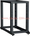 ITK LINEA F Стойка 2-рамная 24U 600х600-1000мм черная