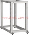 ITK LINEA F Стойка 2-рамная 42U 600х600-1000мм серая