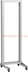 ITK LINEA F Стойка 1-рамная на рол. 33U 600х600мм серая