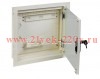 ITK LINEA R Шкаф мультимедиа 400х400мм стекл. бел. RAL9016