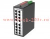 Коммутатор промышленный неуправляемый ISU-430 Ethernet 16 портов 10/100BaseT разъем RJ45 24В AC/12/2