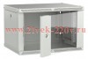 Шкаф LINEA W 6U 600х450мм дверь стекл. сер. 2.0 ITK LWR3-06U64-GF-2
