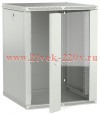 Шкаф LINEA W 15U 600х600мм дверь стекл. сер. 2.0 ITK LWR3-15U66-GF-2