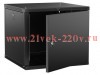 Шкаф LINEA W 9U 600х600мм дверь метал. черн. 2.0 ITK LWR5-09U66-MF-2