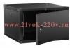 Шкаф LINEA W 6U 600х600мм дверь метал. черн. 2.0 ITK LWR5-06U66-MF-2