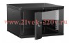 Шкаф LINEA W 6U 600х600мм дверь стекл. черн. 2.0 ITK LWR5-06U66-GF-2
