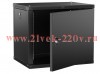 Шкаф LINEA W 9U 600х450мм дверь метал. черн. 2.0 ITK LWR5-09U64-MF-2