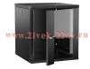 Шкаф LINEA W 12U 600х600мм дверь стекл. черн. 2.0 ITK LWR5-12U66-GF-2