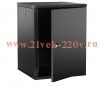 Шкаф LINEA W 15U 600х600мм дверь метал. черн. 2.0 ITK LWR5-15U66-MF-2