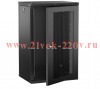 Шкаф LINEA W 18U 600х450мм дверь перфорир. черн. 2.0 ITK LWR5-18U64-PF-2