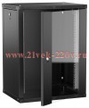 Шкаф LINEA W 15U 600х450мм дверь стекл. черн. 2.0 ITK LWR5-15U64-GF-2