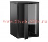 Шкаф LINEA W 18U 600х600мм дверь стекл. черн. 2.0 ITK LWR5-18U66-GF-2