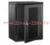 Шкаф LINEA W 15U 600х450мм дверь перфорир. черн. 2.0 ITK LWR5-15U64-PF-2