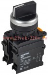 Переключатель 3 полож. 2НЗ черн. MASTER IEK MI-SW60-20X3-5-24-3-K02