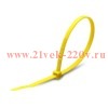 Хомут нейлоновый КСС 5х400 желт. (уп.100шт) Fortisflex 90329