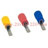 Наконечник штыревой плоский НШпИ OptiKit T-Shp-PVC-4.0-6.0 (уп.100шт) КЭАЗ 278023