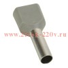 Наконечник штыревой втулочный под два провода НШвИ2 OptiKit T-Shv2-PVC- 4.0-12 (уп.100шт) КЭАЗ 27805
