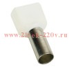 Наконечник штыревой втулочный под два провода НШвИ2 OptiKit T-Shv2-PVC- 10-14 (уп.100шт) КЭАЗ 278053