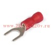 Наконечник кабельный вилочный изолированный НВИ 6.0-4 EasyFix (уп.100шт) КВТ 108566