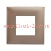 Рамка 2 модуля ARTLEBEDEV DKC Avanti из пластика,